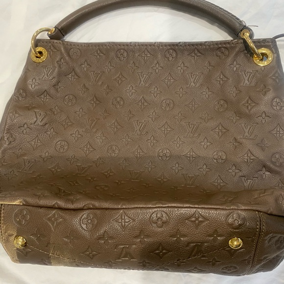 LOUIS VUITTON ARTSY MM HOBO TERRE MONOGRAM EMPREINTE LEATHER LARGE SHOULDER BAG - Picture 2 of 5